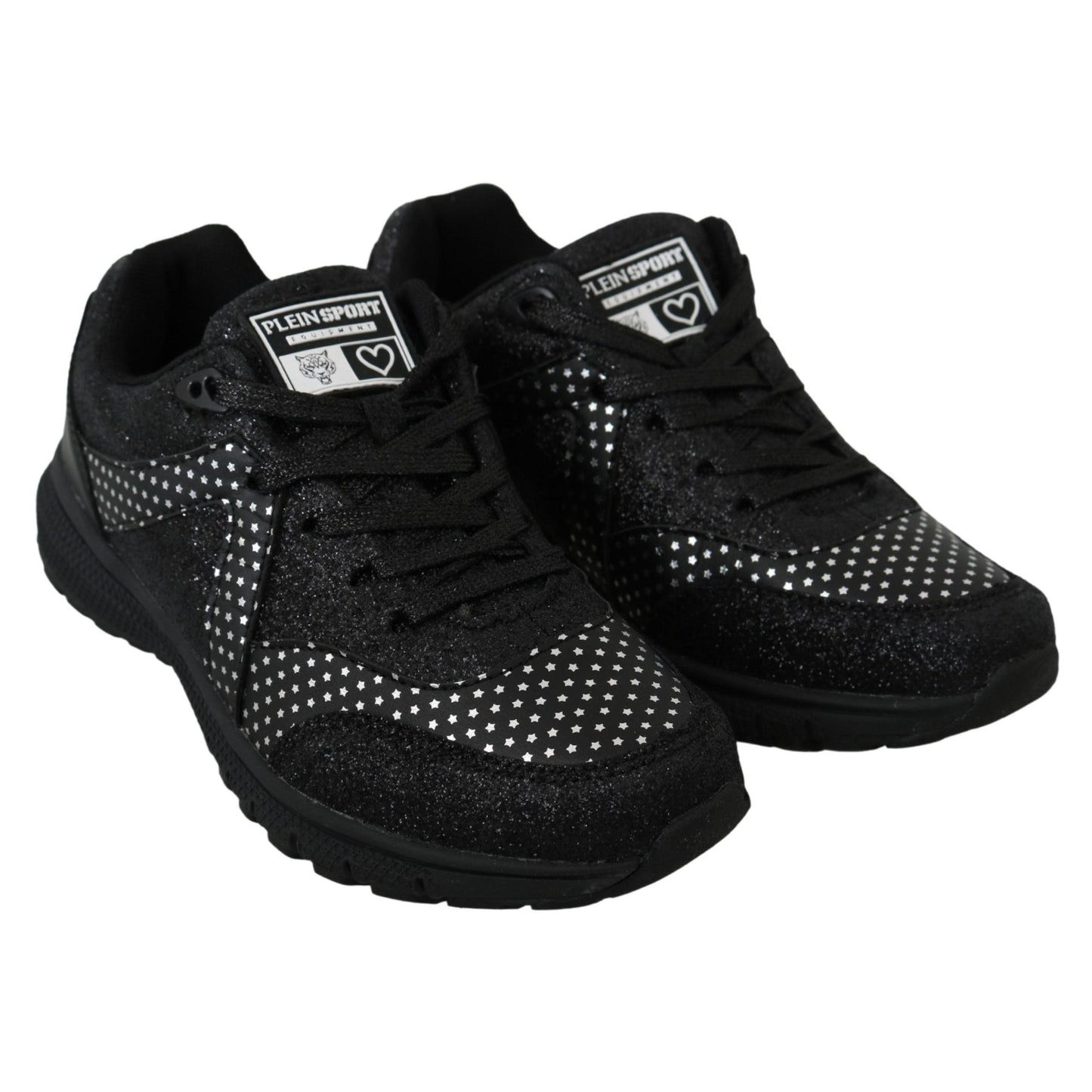 Philipp Plein Black Running Jasmines Sneakers Shoes