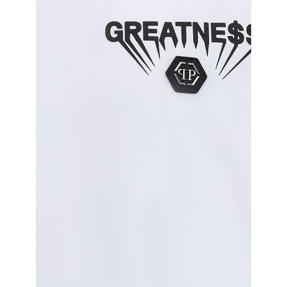 Philipp Plein White Cotton T-Shirt