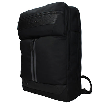 Piquadro Black Fabric Backpack