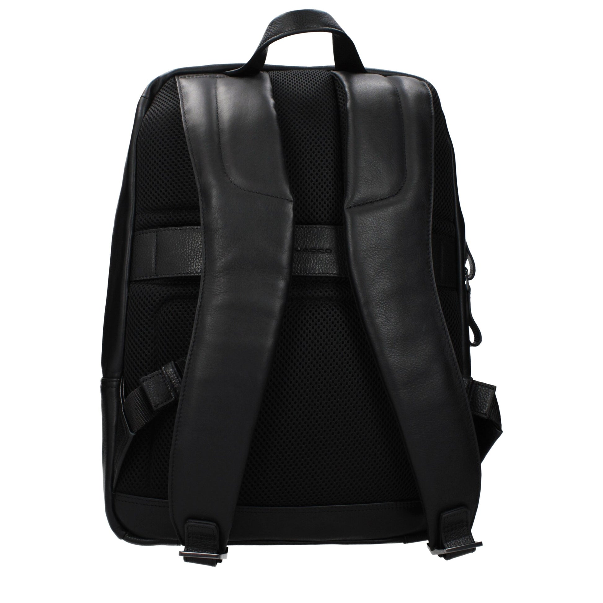 Piquadro Black Leather Backpack