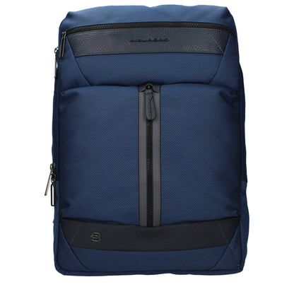 Piquadro Blue Fabric Backpack