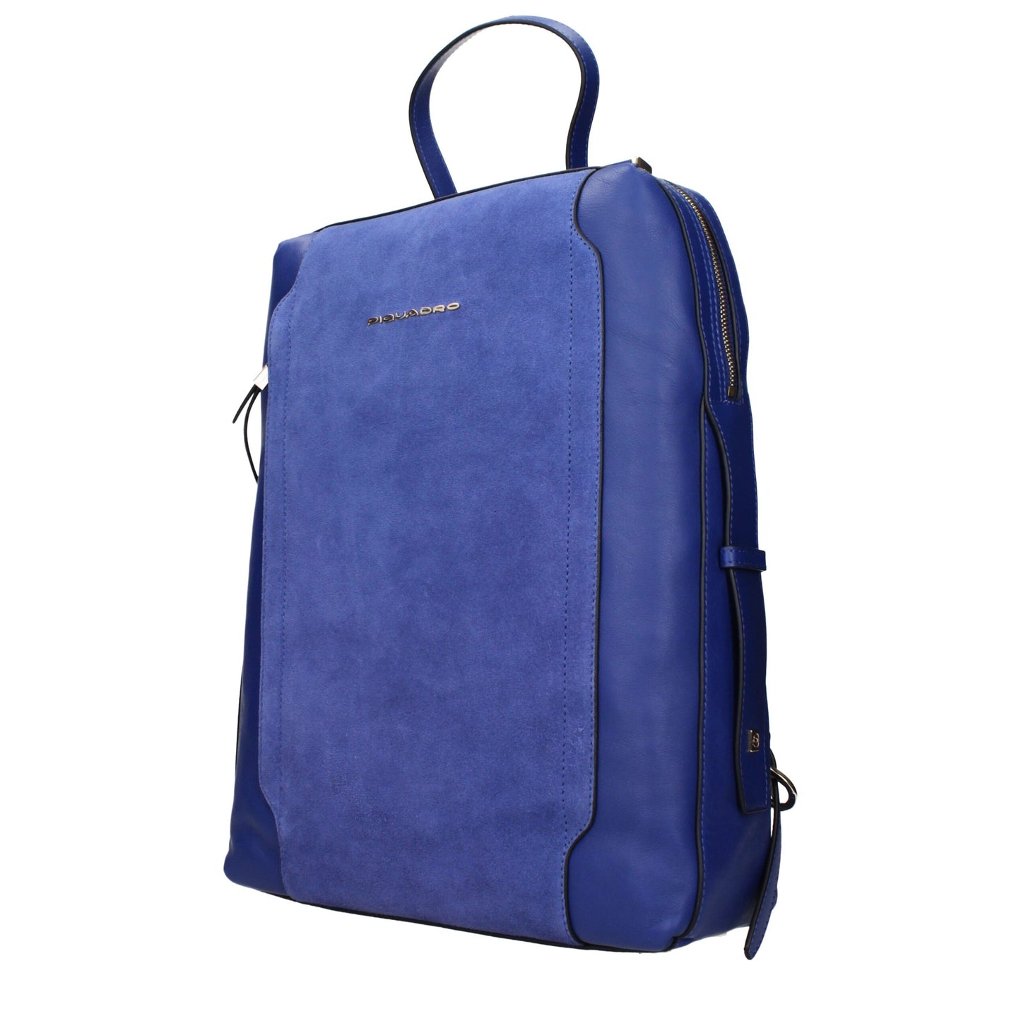Piquadro Blue Leather Backpacks