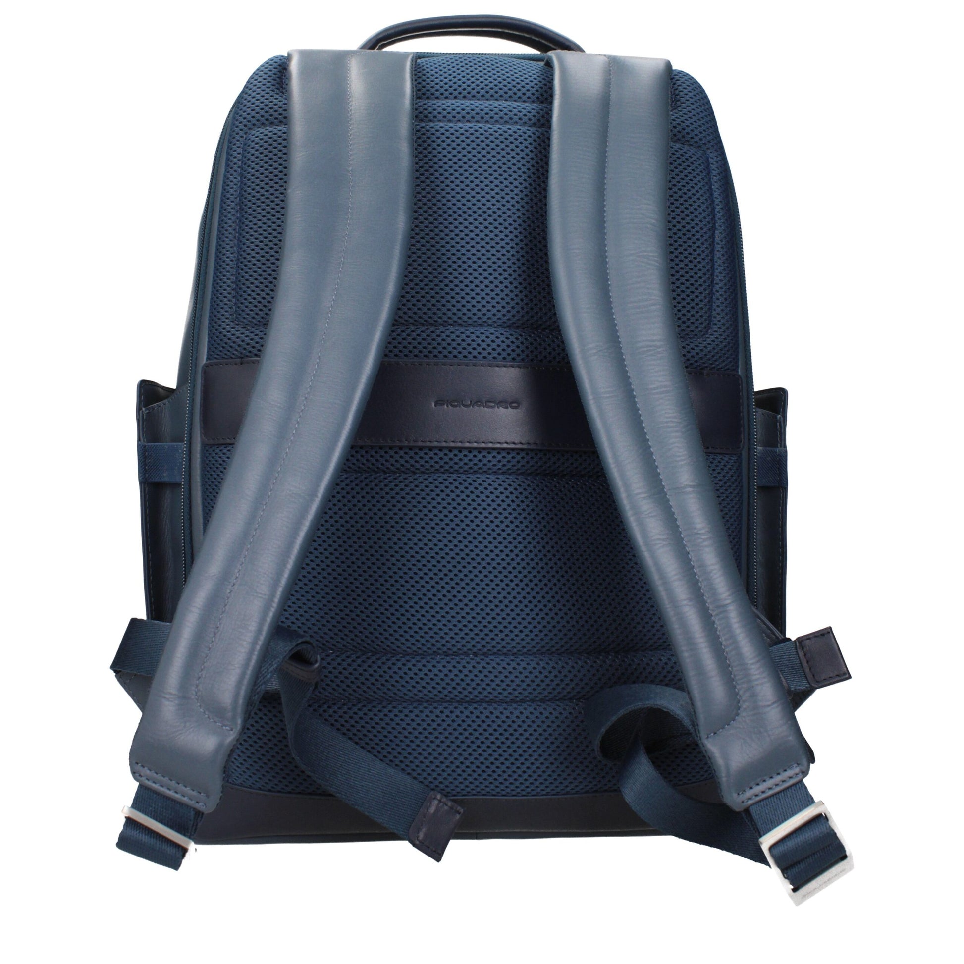 Piquadro Blue Leather Backpacks