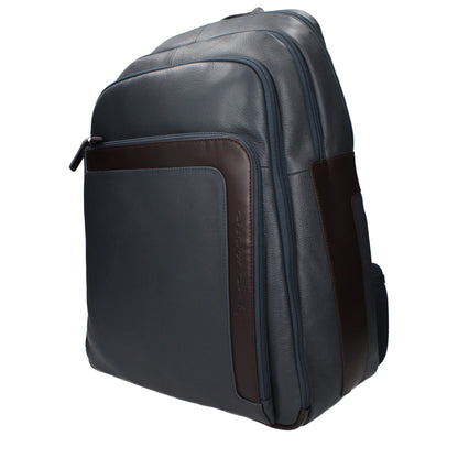Piquadro Gray Leather Backpack