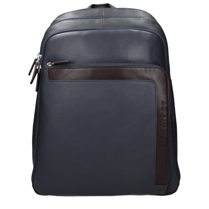 Piquadro Gray Leather Backpack