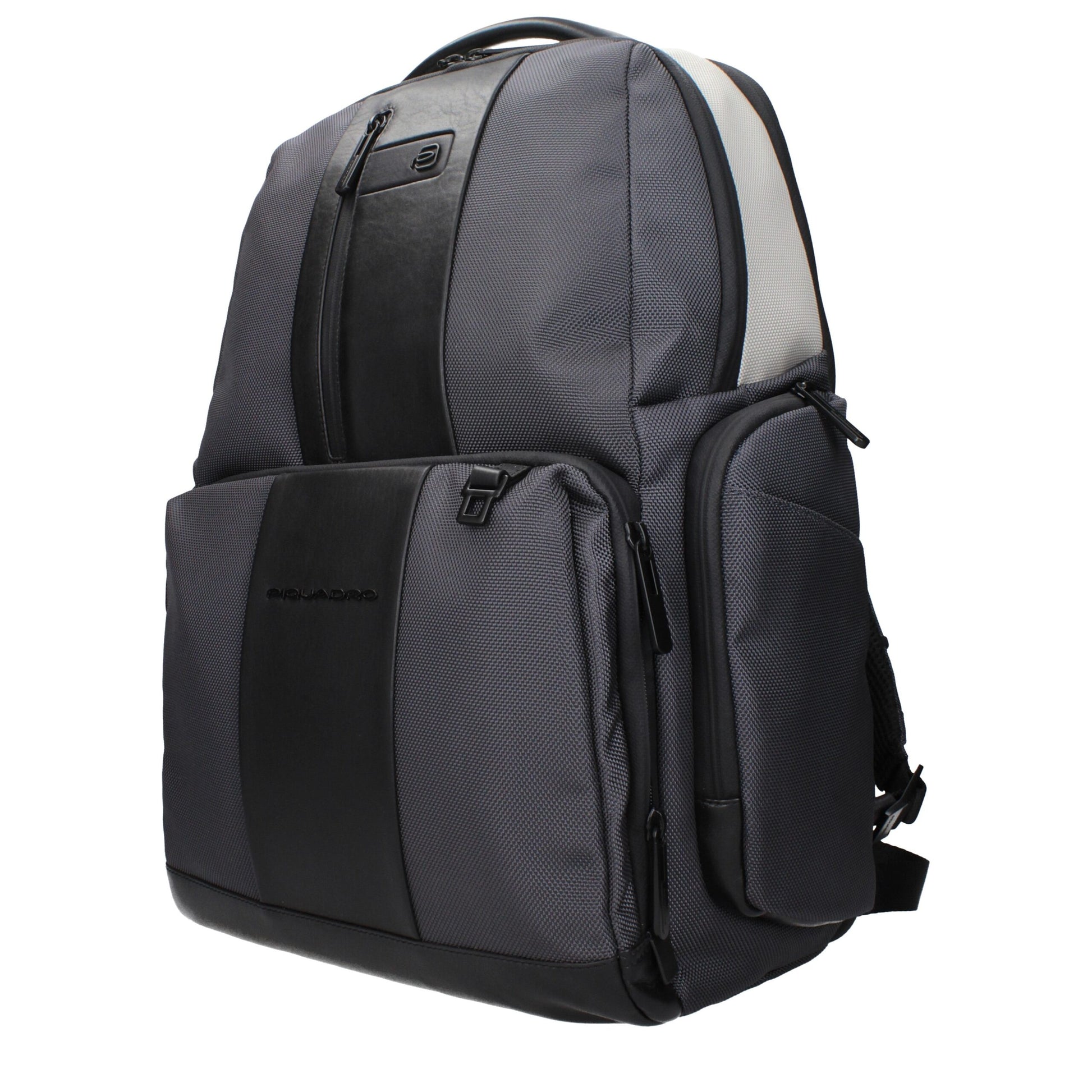 Piquadro Gray Nylon Backpacks
