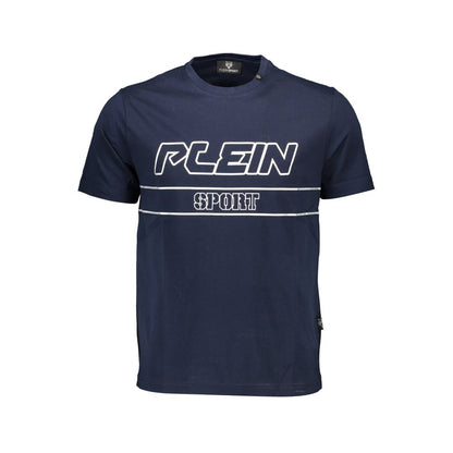 Plein Sport Blue Cotton Men's T-Shirt