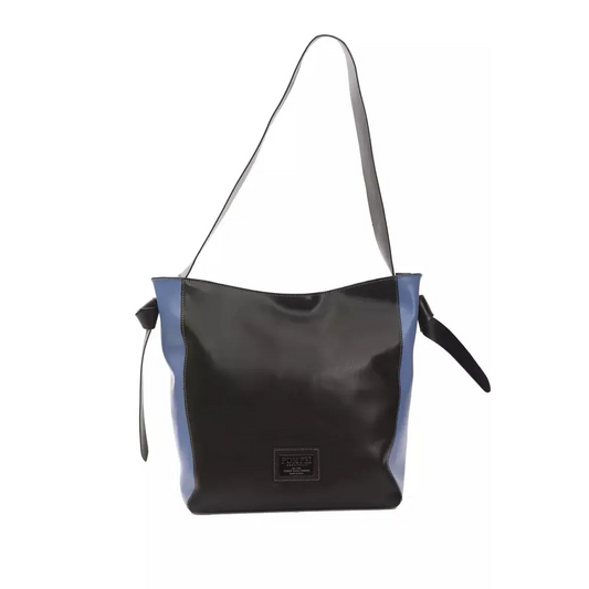 Pompei Donatella Black Leather Women Shoulder Bag