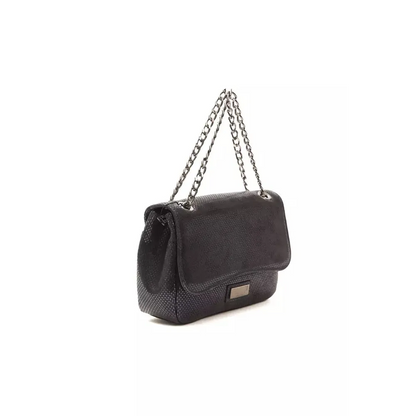 Pompei Donatella Blue Leather Women Crossbody Bag