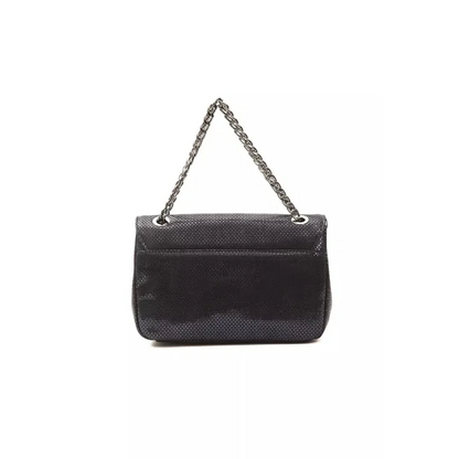 Pompei Donatella Blue Leather Women Crossbody Bag
