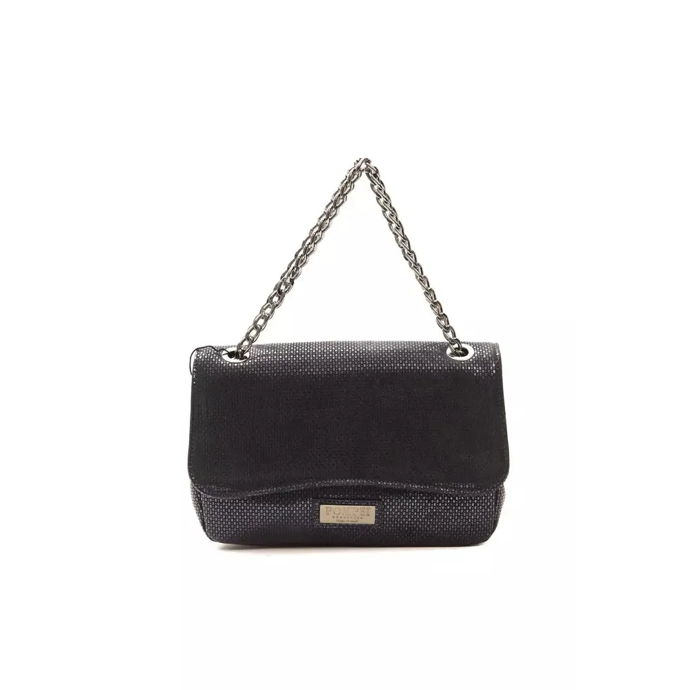 Pompei Donatella Blue Leather Women Crossbody Bag