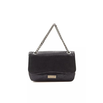 Pompei Donatella Blue Leather Women Crossbody Bag