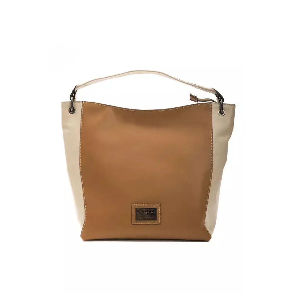 Pompei Donatella Brown Leather Women Shoulder Bag