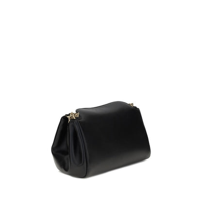 Prada Black Calf Leather Bos Taurus Shoulder Bag
