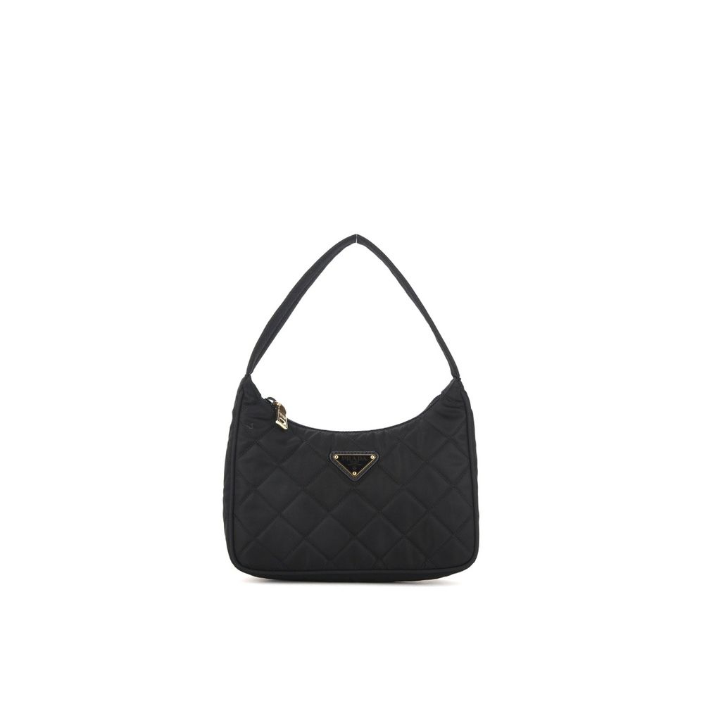 Prada Black Nylon Shoulder Bag