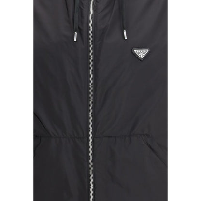 Prada Black Recycled Polyamide Clothing