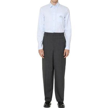 Prada Blue Cotton Dress Shirt