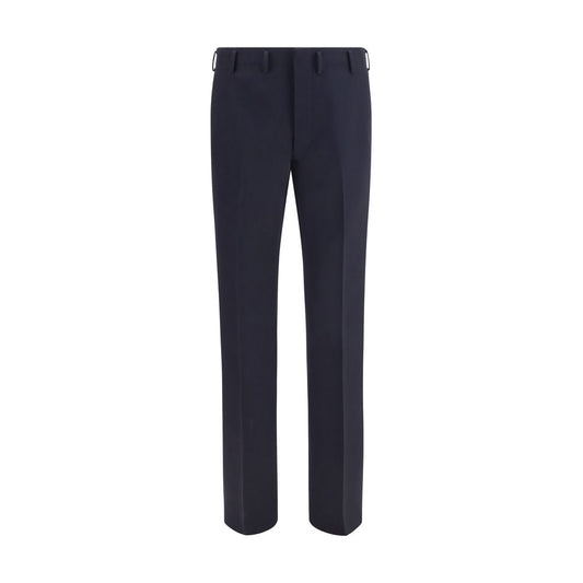 Prada Blue Wool Oves Aries Dress Pants