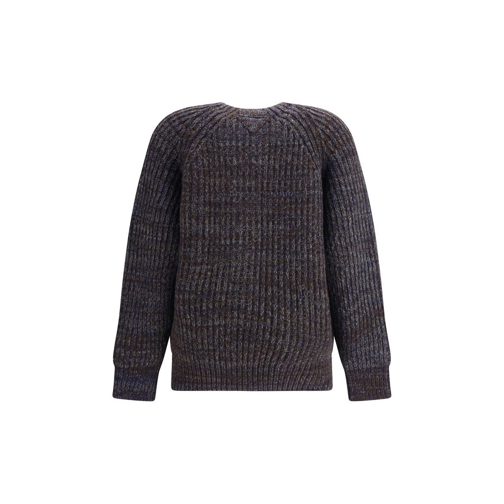 Prada Brown Merino Wool Cardigan
