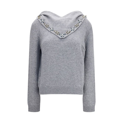 Prada Gray Cashmere Sweatshirt