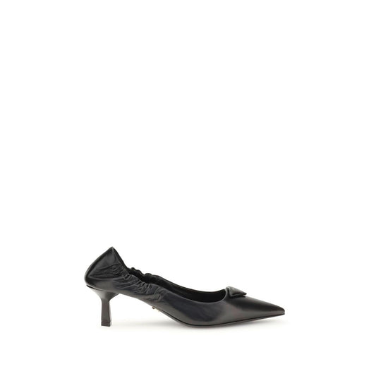 Prada Leather logo Pumps