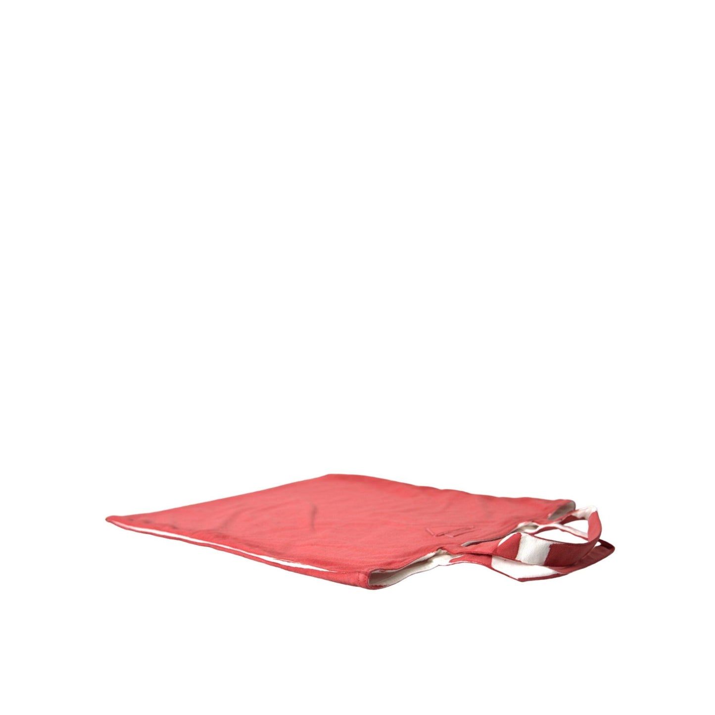 Prada Red Jersey Fabric Logo Shoulder Shopping Tote Bag