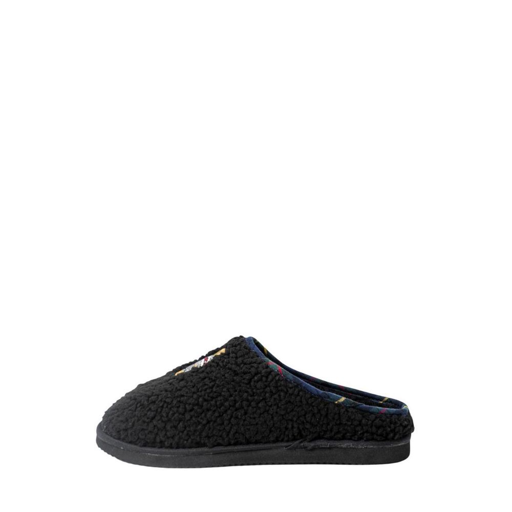 Ralph Lauren Black Cotton Slippers