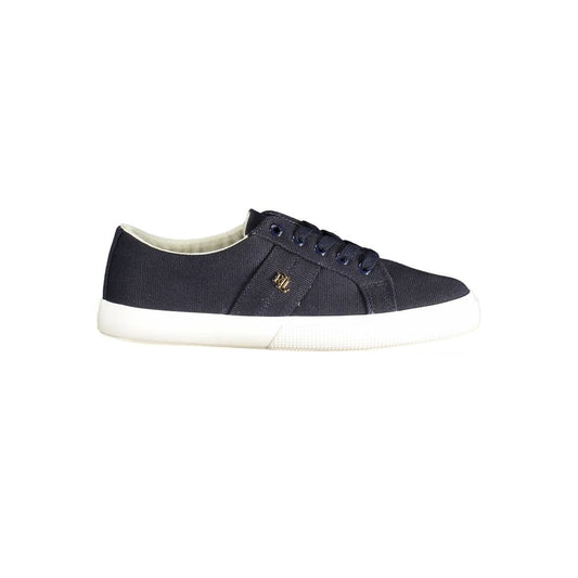 Ralph Lauren Blue Cotton Women Sneakers