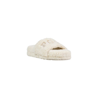 Ralph Lauren Cream Textile Slippers