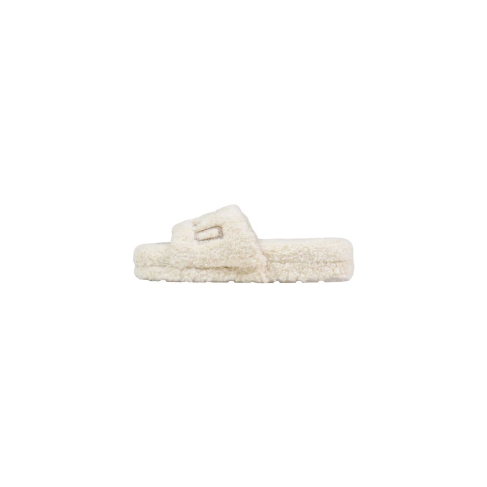 Ralph Lauren Cream Textile Slippers