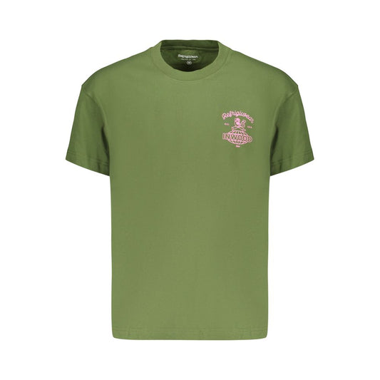 Refrigiwear Green Cotton Men's T-Shirt