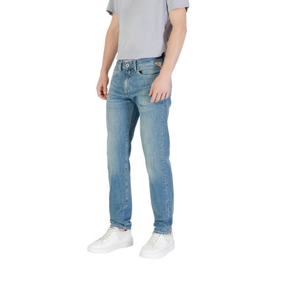 Replay Blue Cotton Skinny Jeans
