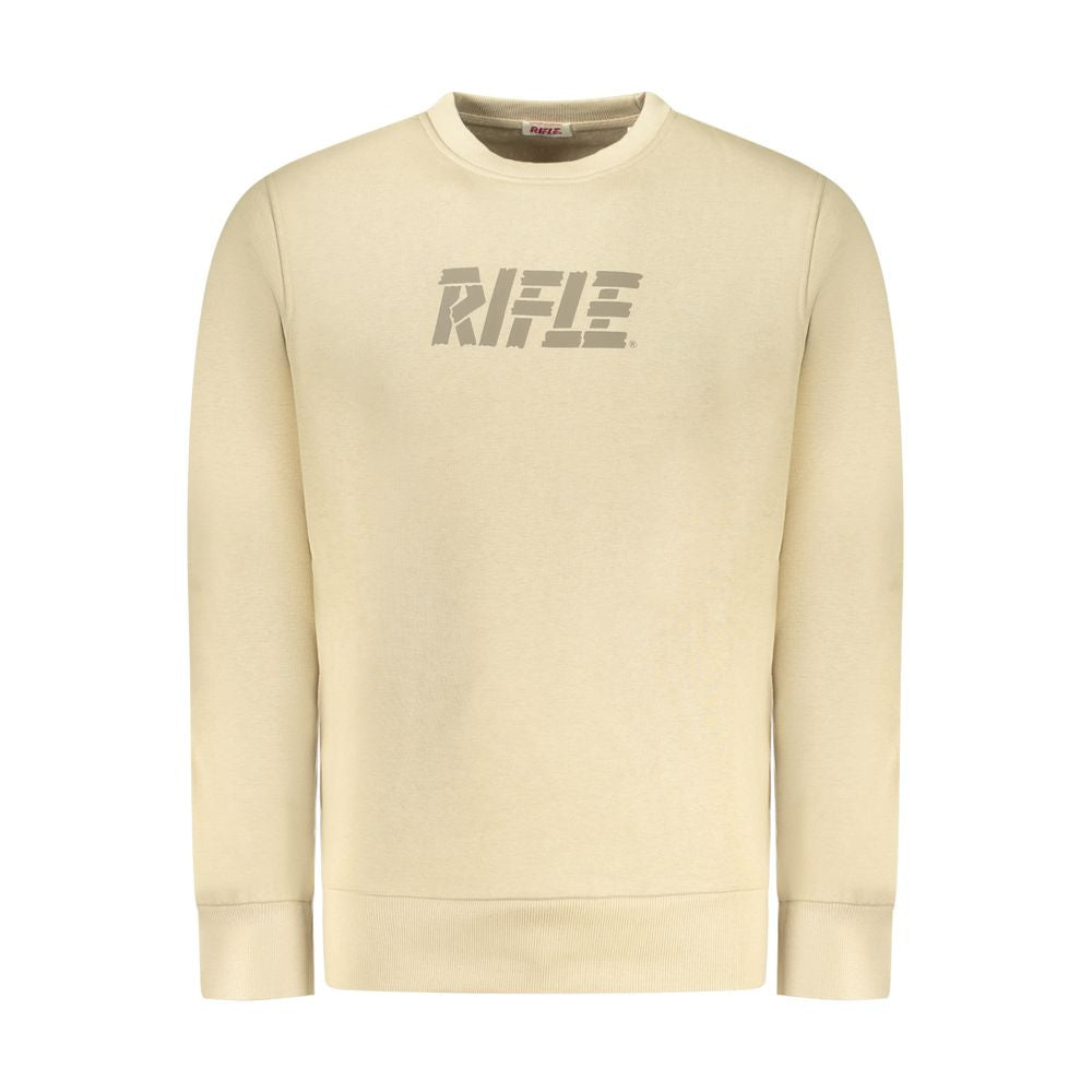 Rifle Beige Cotton Men Sweater