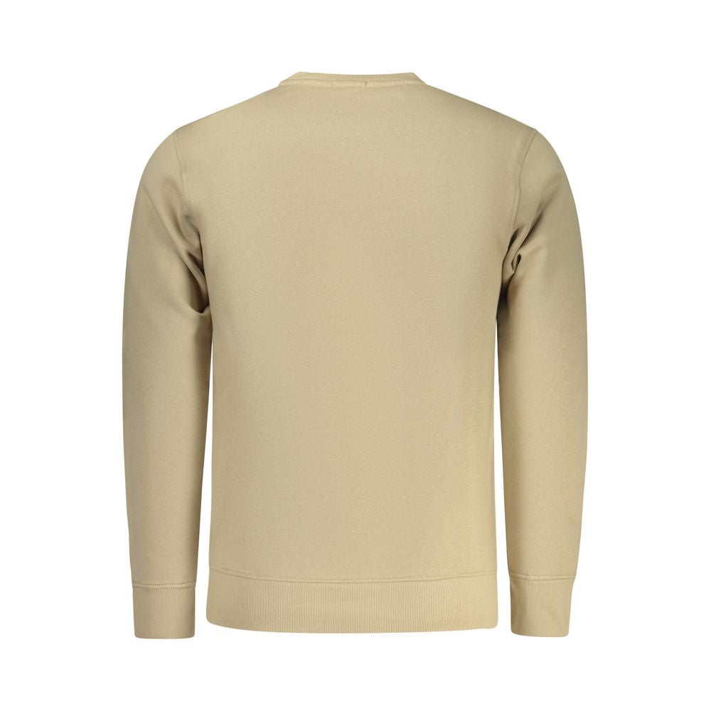 Rifle Beige Cotton Men Sweatshirt