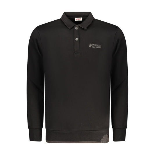 Rifle Black Cotton Polo Shirt