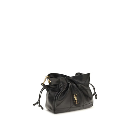 Saint Laurent Black Lamb Ovis Aries Aries Shoulder Bag