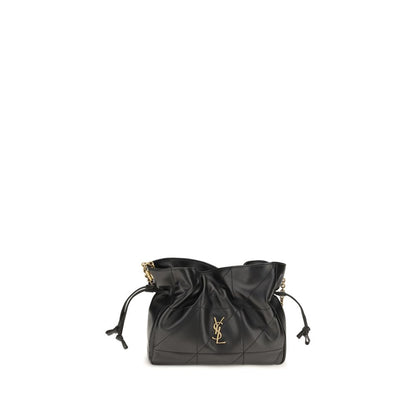 Saint Laurent Black Lamb Ovis Aries Aries Shoulder Bag