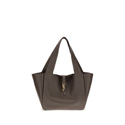 Saint Laurent Brown Calf Leather Bos Taurus Shoulder Bag