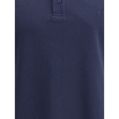 Saint Laurent Cassandre cotton polo Shirt