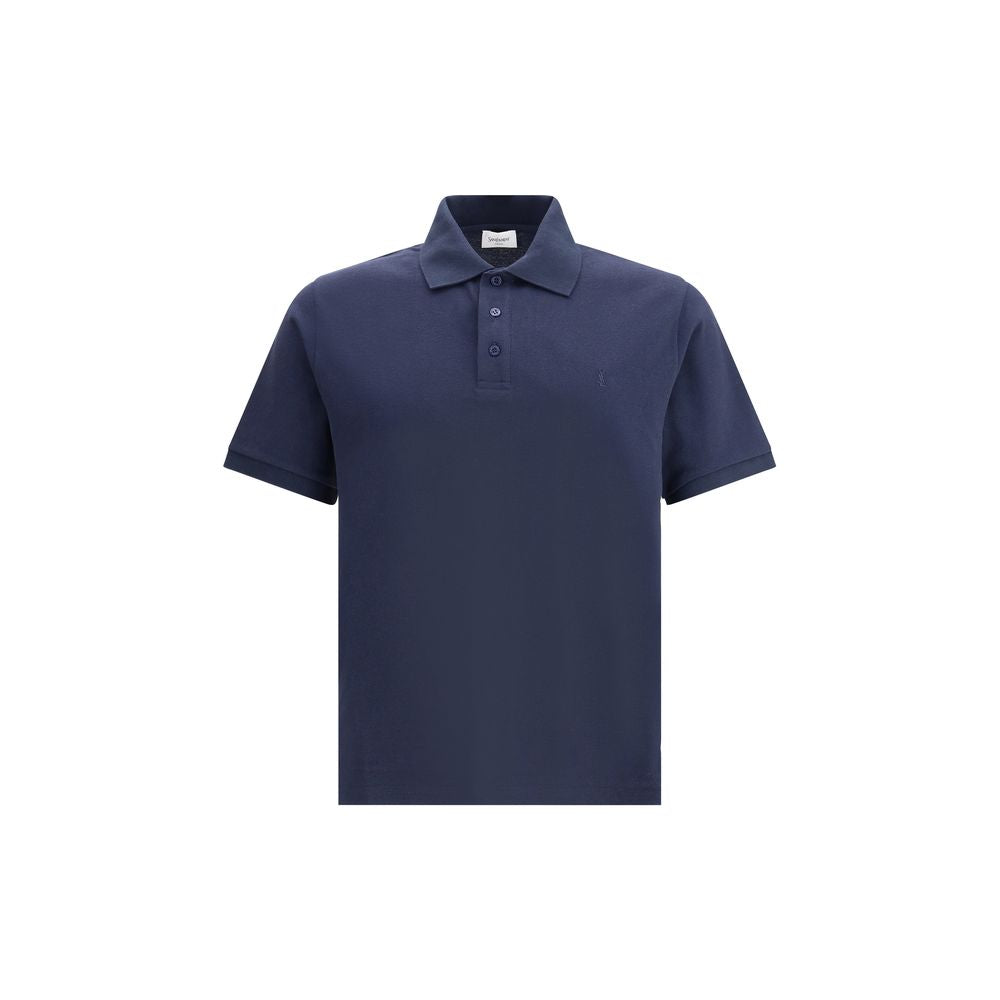 Saint Laurent Cassandre cotton polo Shirt