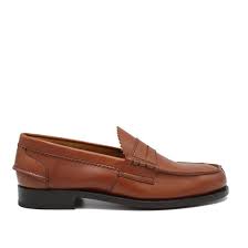 Saxone Of Scotland Brun Master Cuoio Loafers (Lagersalg)