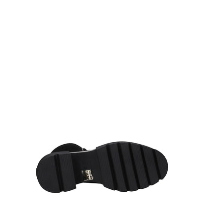 Stuart Weitzman Black Leather Ankle Boots