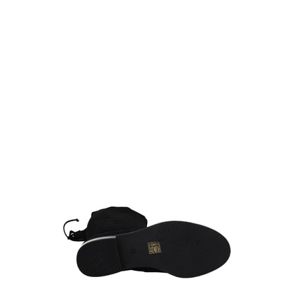 Stuart Weitzman Black Leather Over The Knee