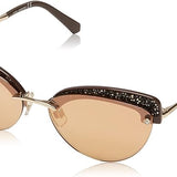 Swarovski Gold Women Sunglasses (Lagersalg)