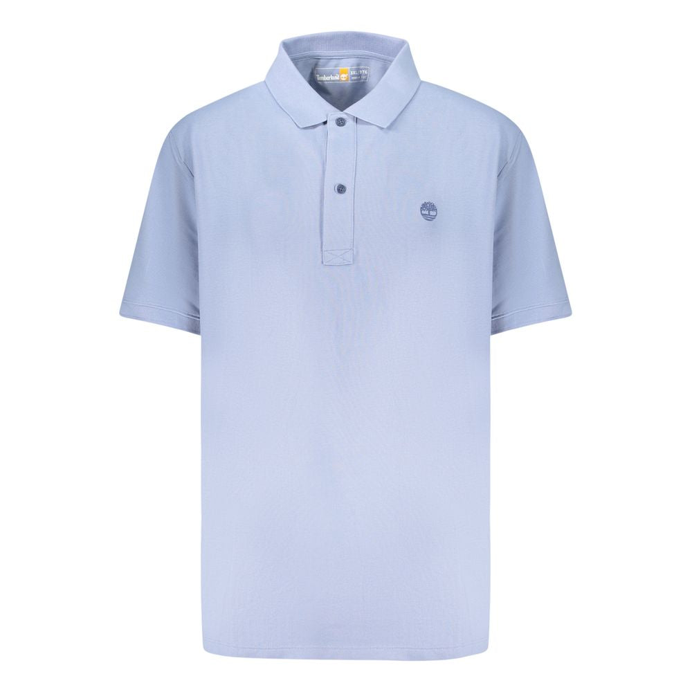 Timberland Azzurro Cotton Men Polo Shirt