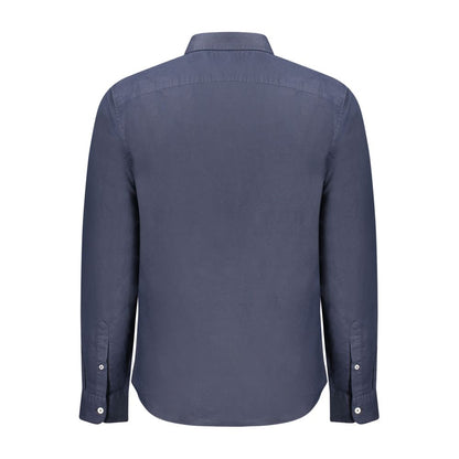 Timberland Blue Linen Men Shirt