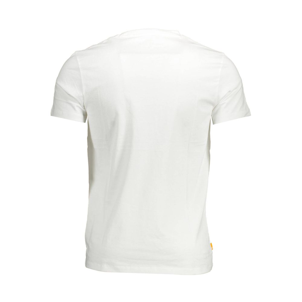 Timberland White Organic Cotton Men T-Shirt