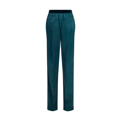 Tom Ford Blue Silk Casual Pants