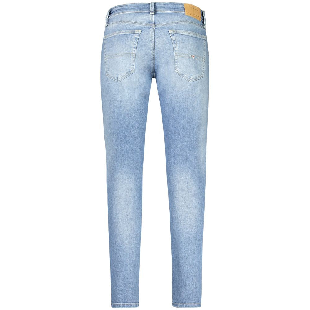 Tommy Hilfiger Azzurro Cotton Men's Slim Jeans
