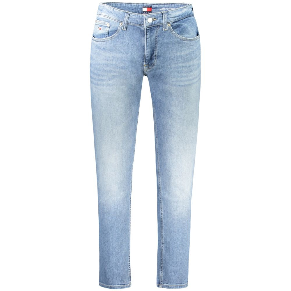 Tommy Hilfiger Azzurro Cotton Men's Slim Jeans
